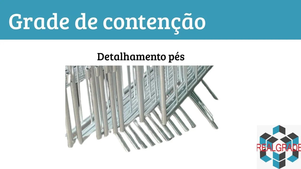 Grade de contenção de fila  - Foto 4