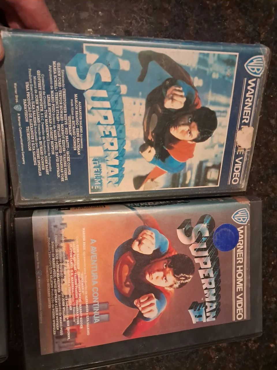 Vhs Superman 1,2,3 e 4. - Foto 2
