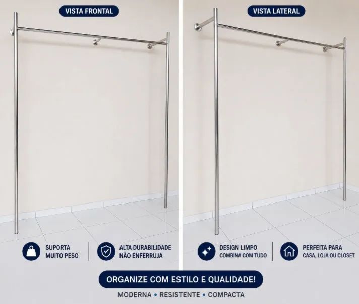 ARARA DE INOX MUITO FORTE 