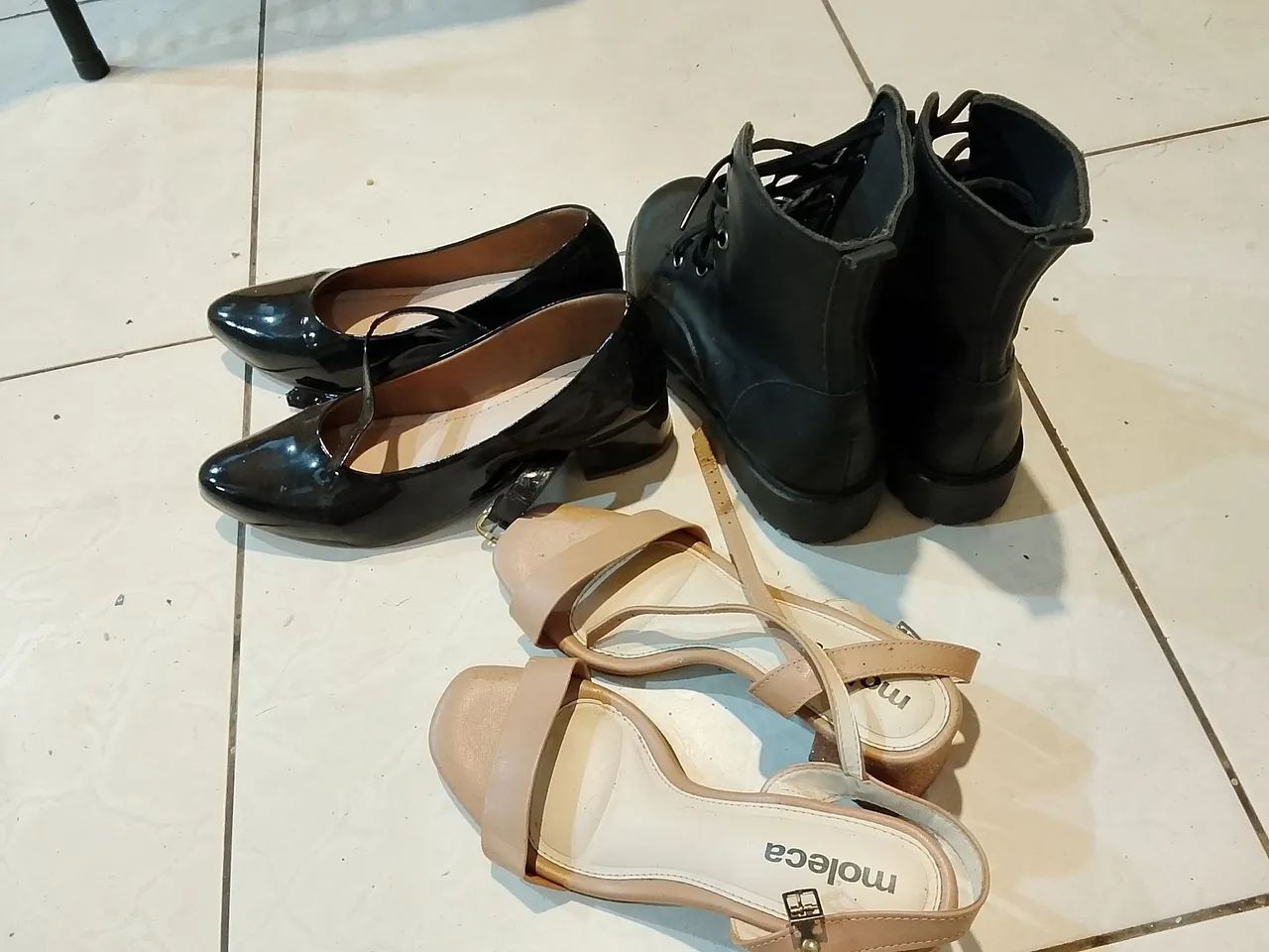 Bota, sandália e sapatilha 37/38