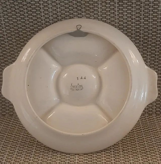 Par de pratos decorativos vintage - Cerâmica Mauá - Foto 4
