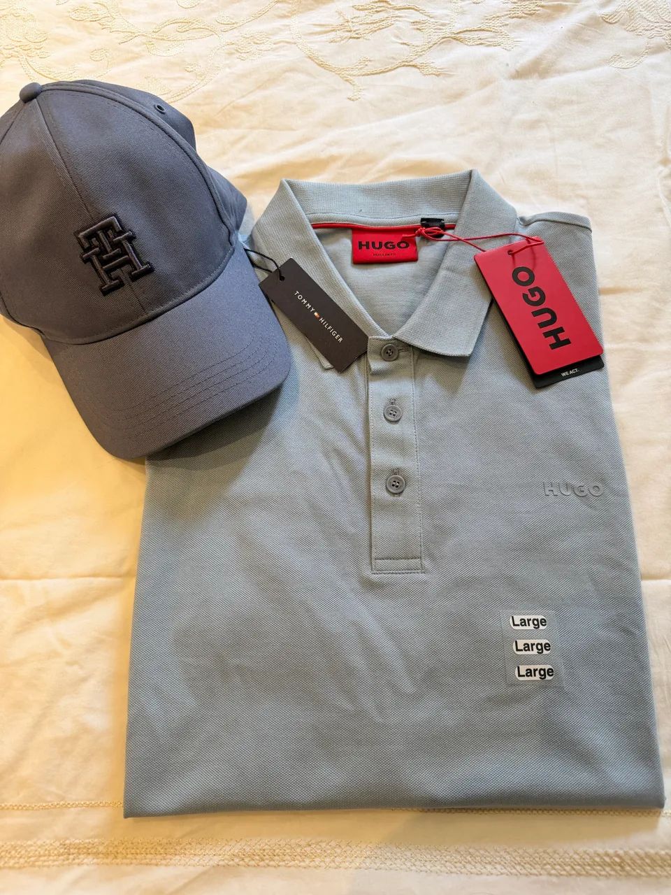 Camisa Polo BOSS + Boné Tommy