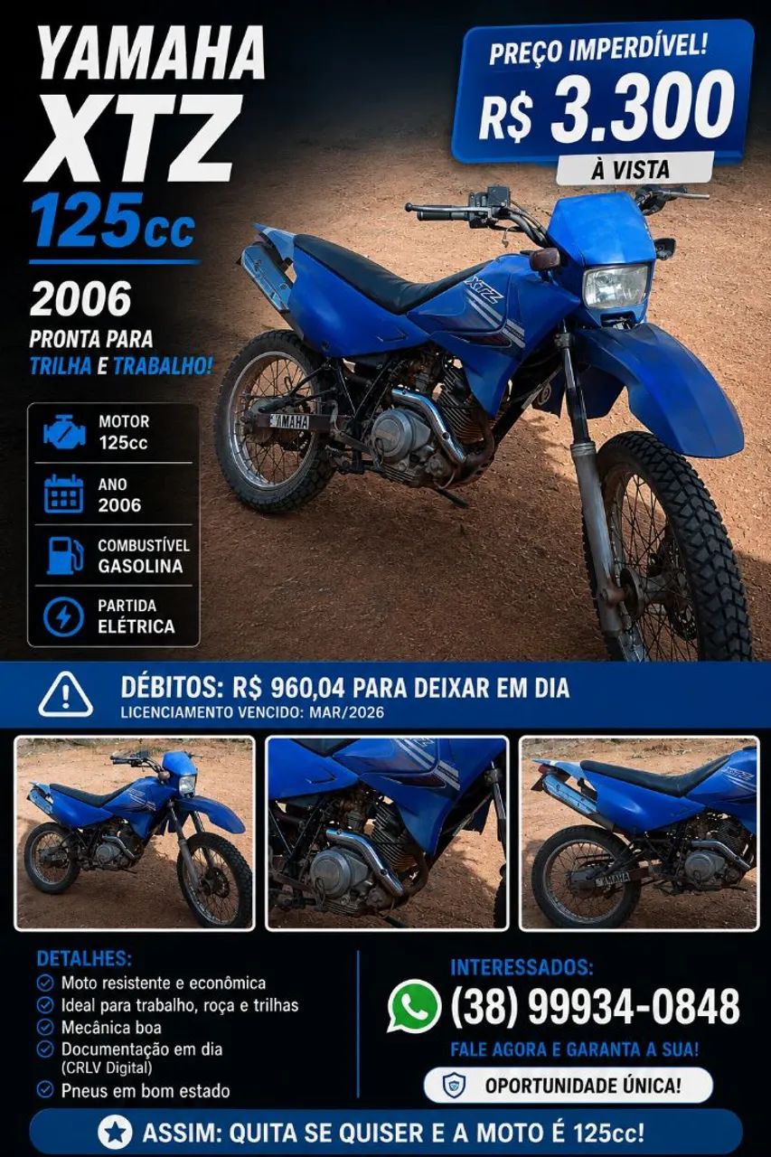 xtZ 2006 muito boa  - Foto 2