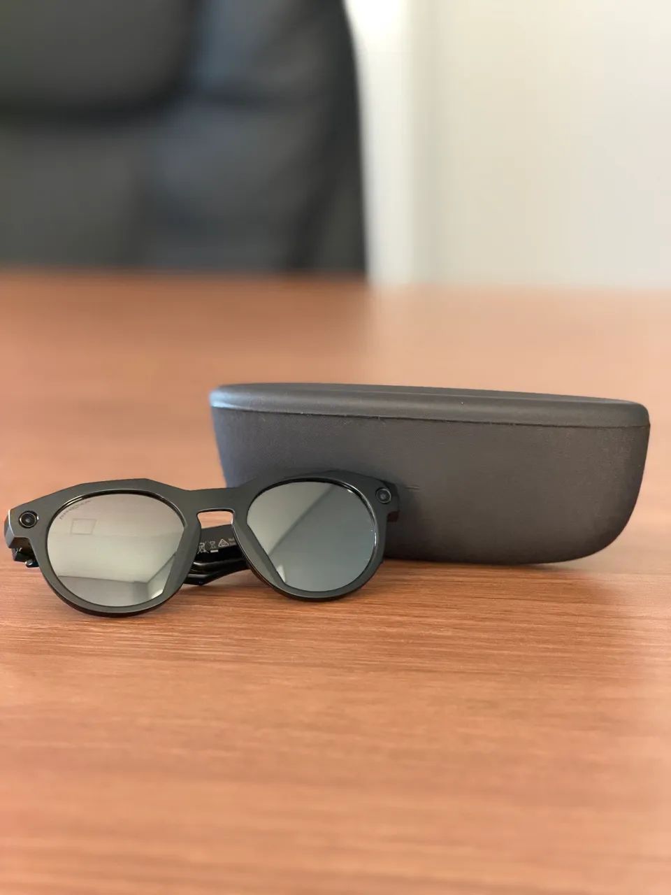 Oakley Meta Smart HSTN Preto poralizado armação Black Frame 