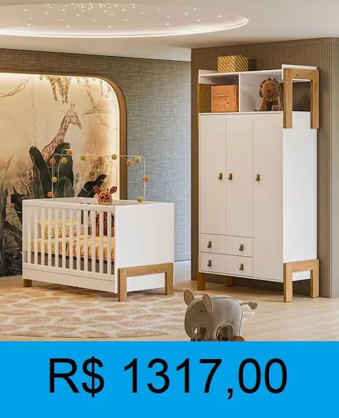 CONJUNTO PARA O QUAERTO DO EU BEBÊ-  ENTREGA E MONTAGEM POR NOSSA CONTA