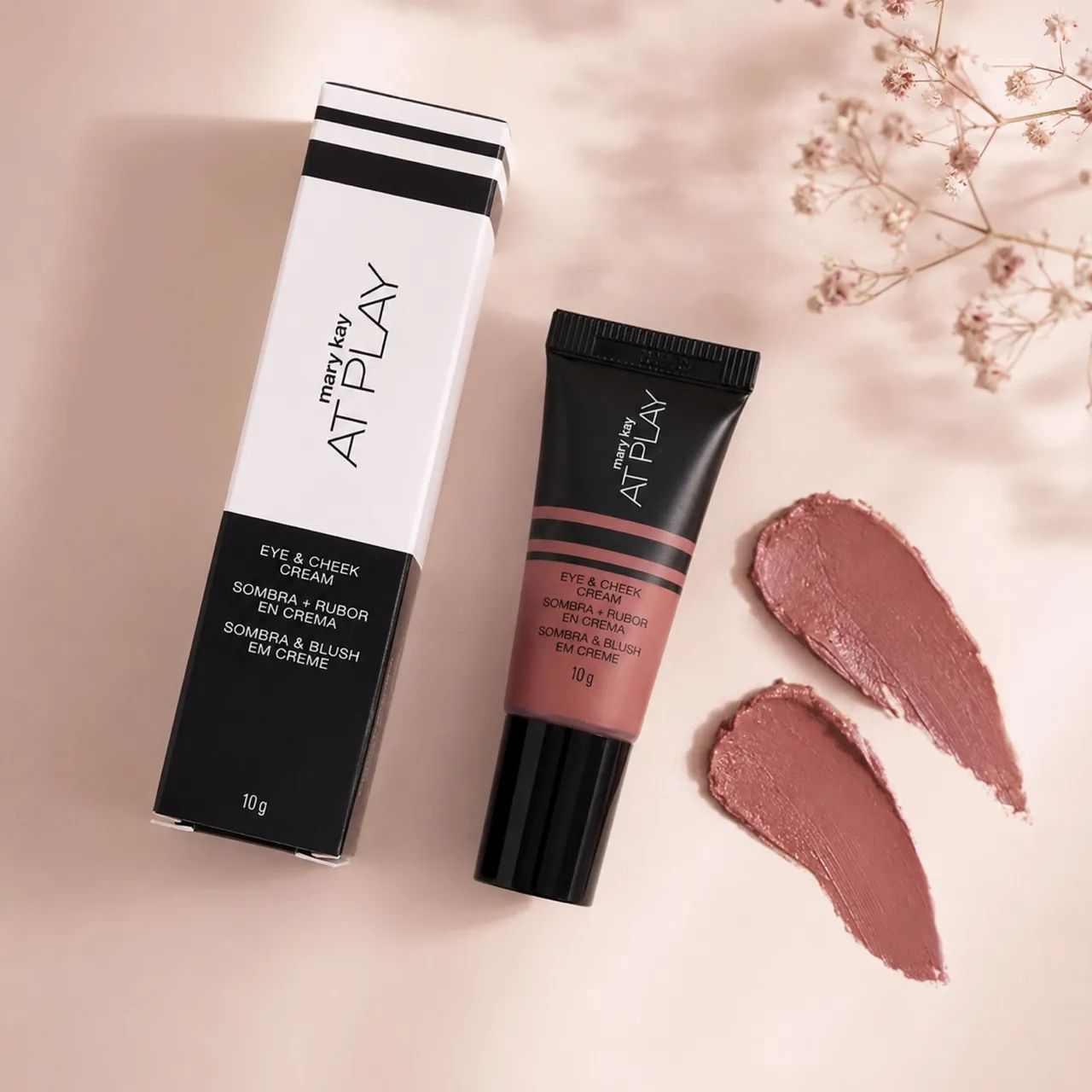 Sombra e blush em creme - Foto 3