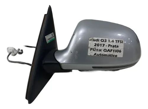 Retrovisor Esquerdo Audi Q3 2017 Elétrico C/pisca 6 Fios