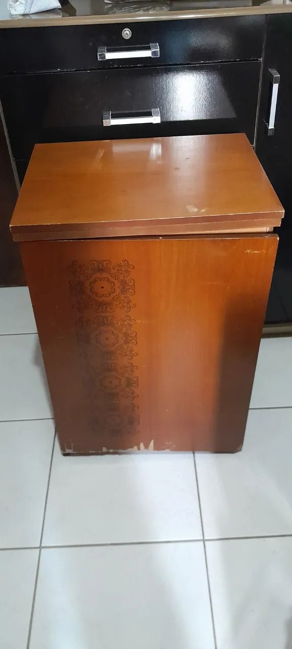 Máquina de costura singer com gabinete - Máquina de costura singer antiga - Foto 6