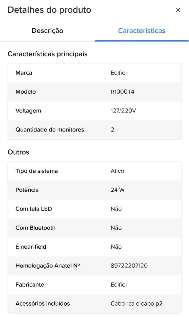 Caixa de som edifier  - Foto 2