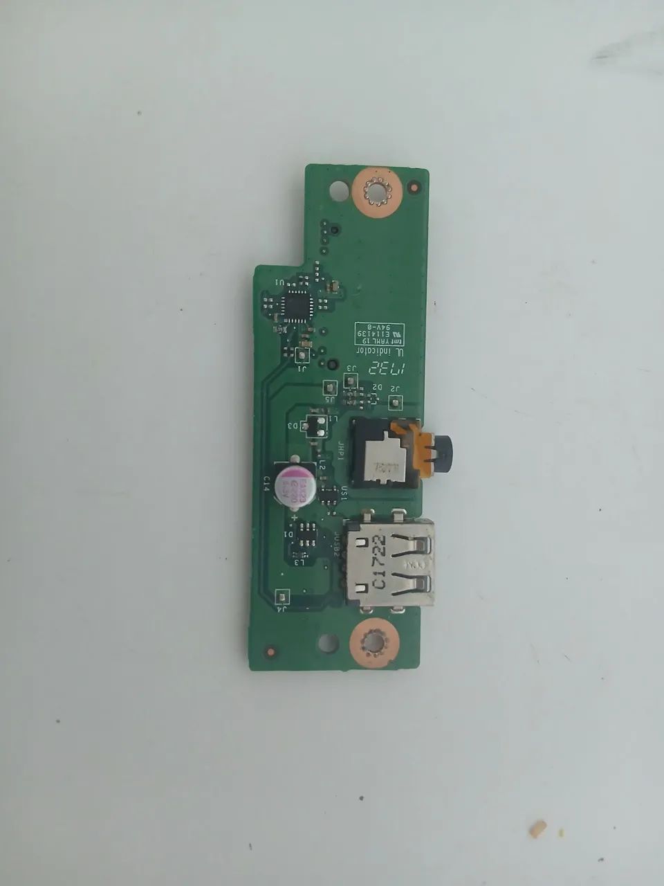 Placa USB/Leitor de Cartão + Áudio para Notebook - Original