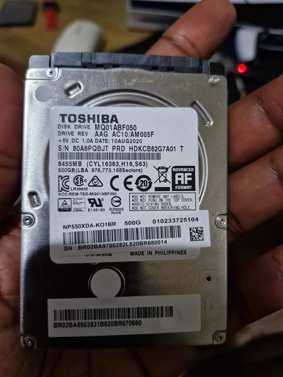 HD 500GB NOTEBOOK 