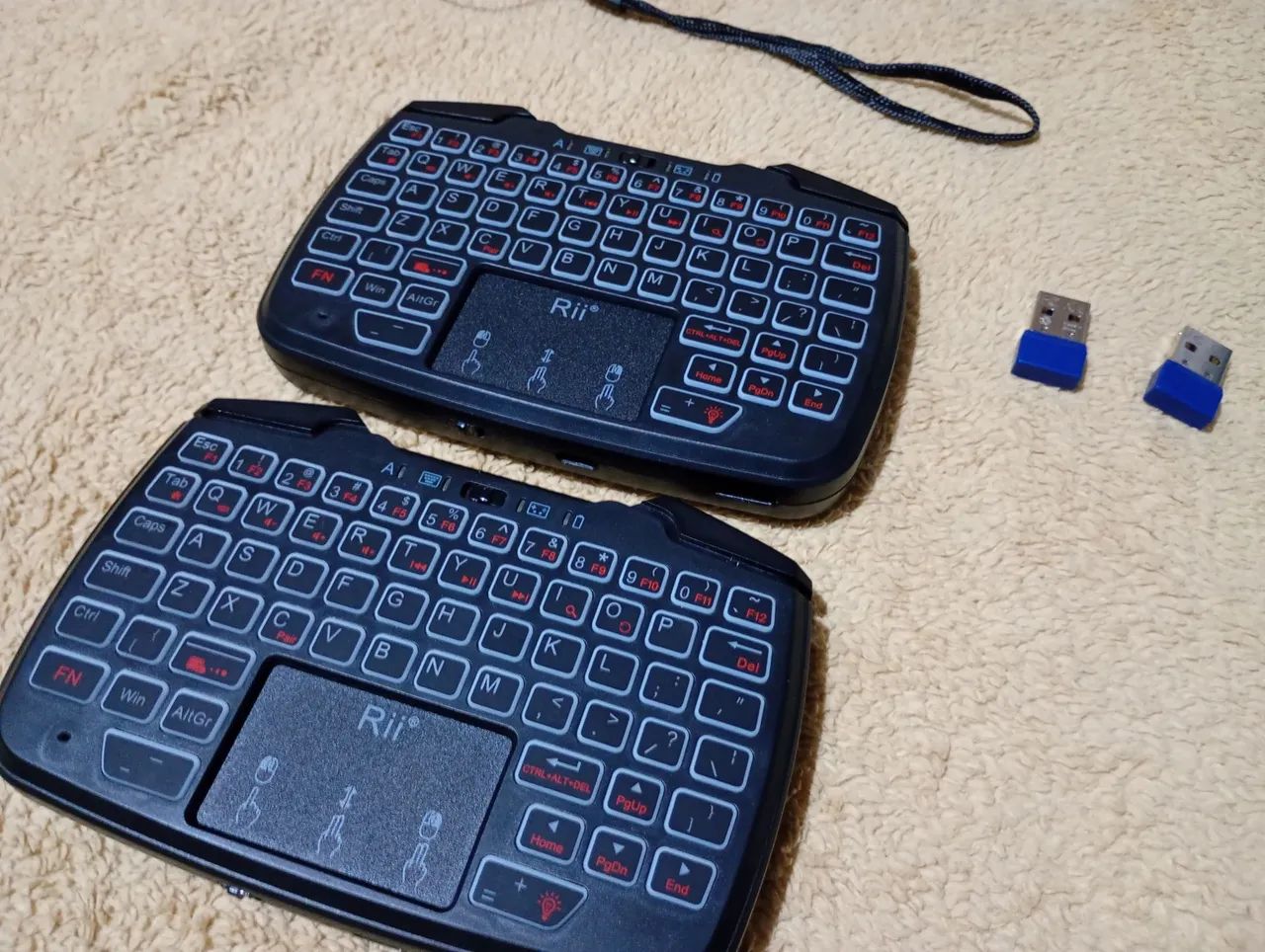 x2 Controles/Gamepad Wireless com Teclado 2 em 1 - Foto 4
