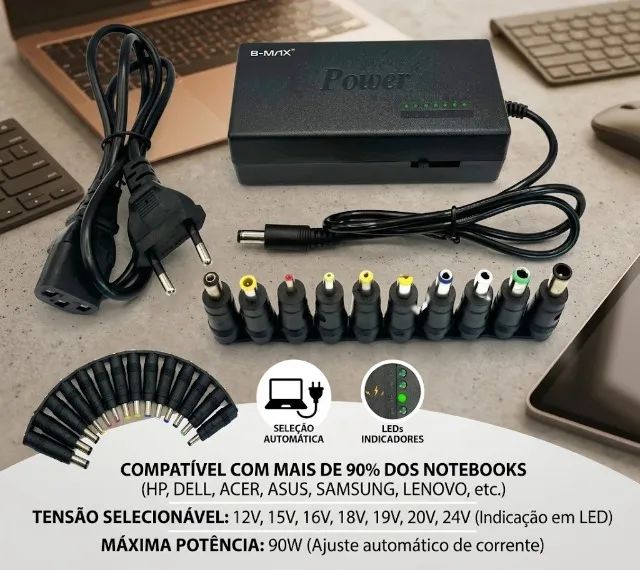 Carregador Universal para Notebook