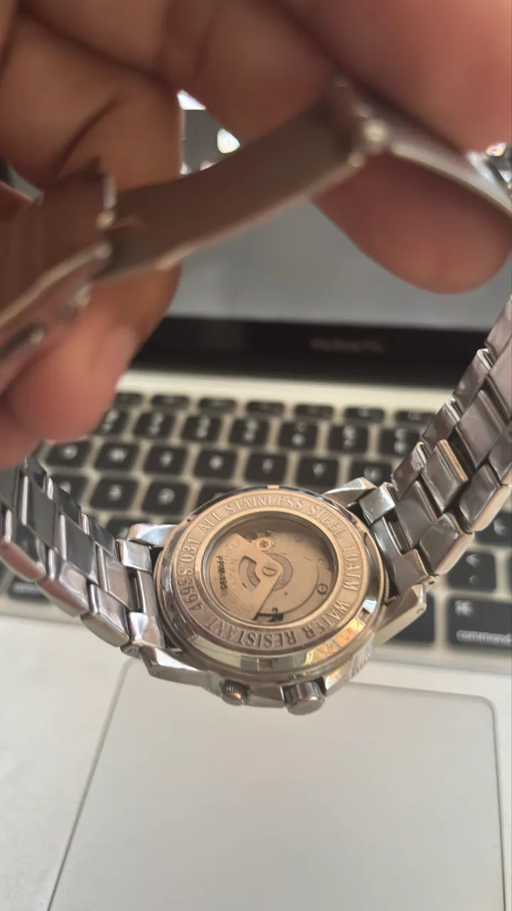 Relógio orient automático caseback vidro - Foto 2