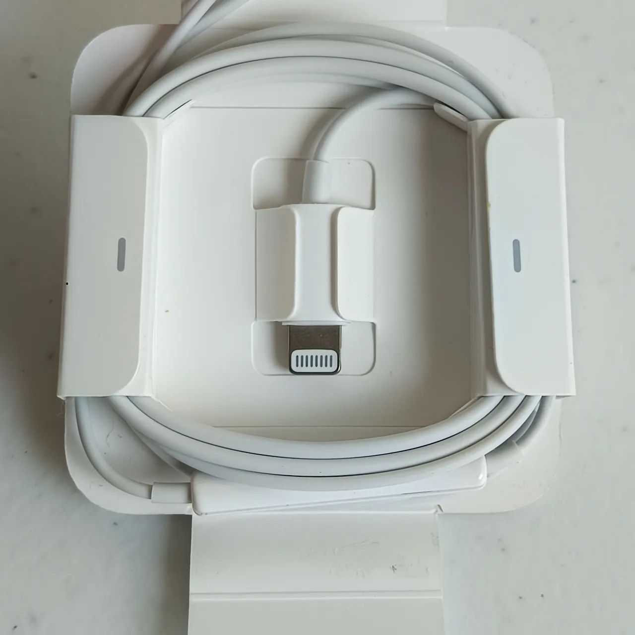 Fone Apple lightning original com adaptador - Foto 4