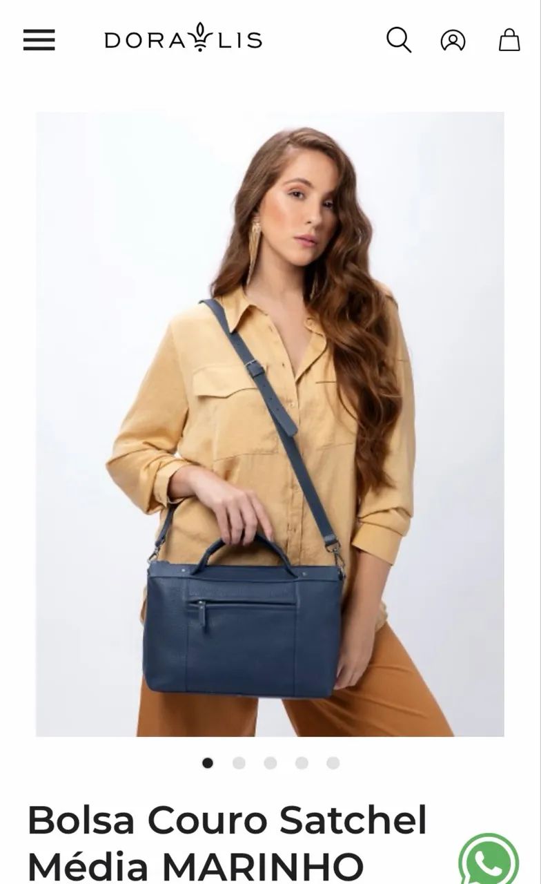 Bolsa Doralis Couro - Foto 5