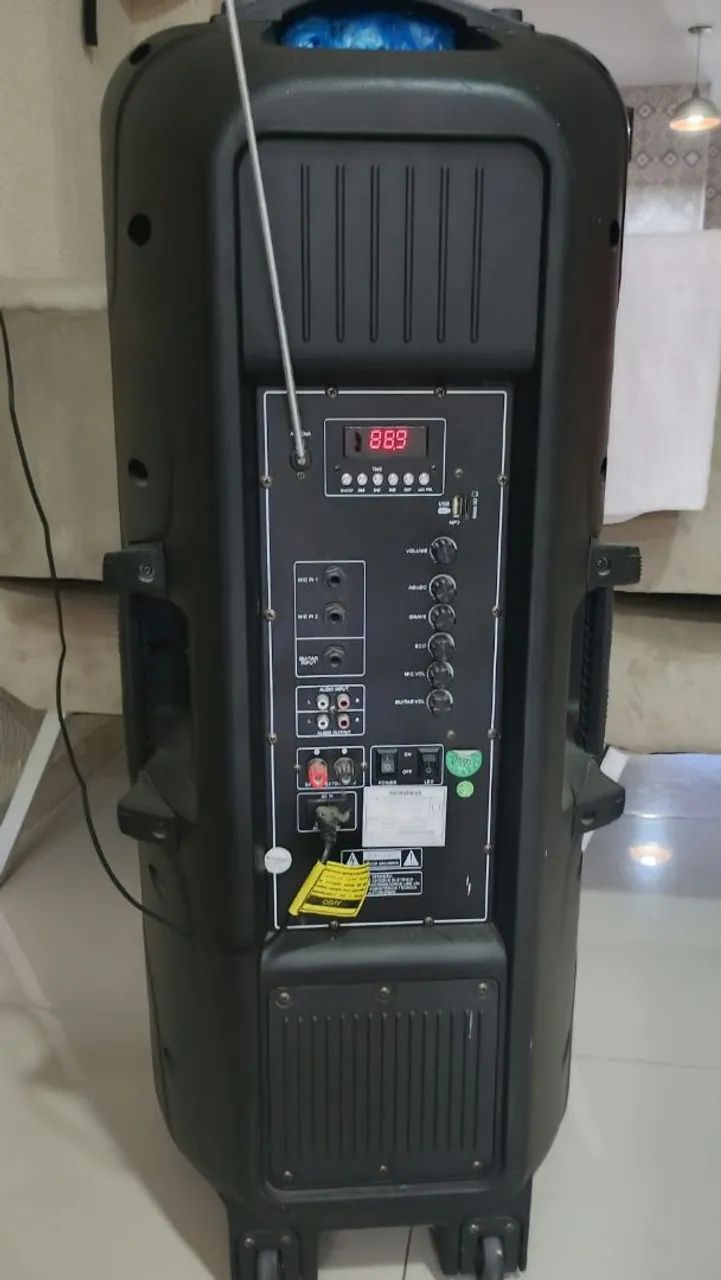 Caixa de Som 1500W - Amplificada Mondial - Foto 4