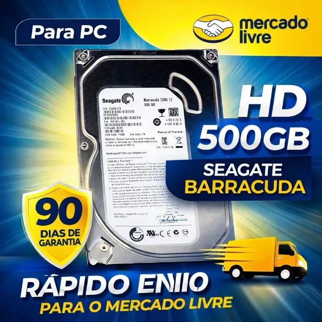 HD 500GB PC SEAGATE E WESTER DIGITAL - Foto 2