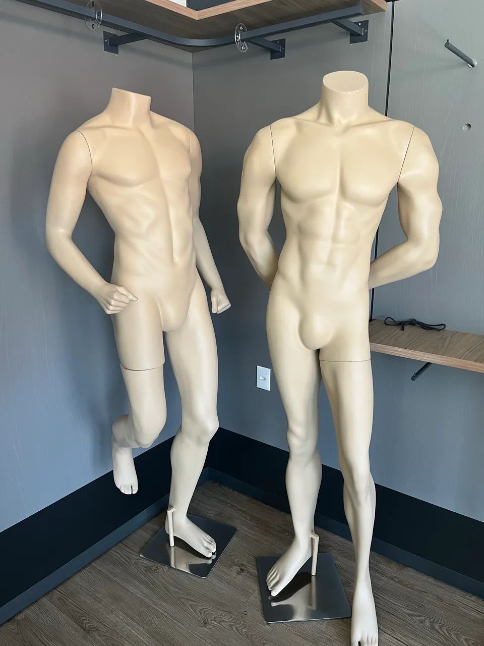 Manequins masculino de fibra