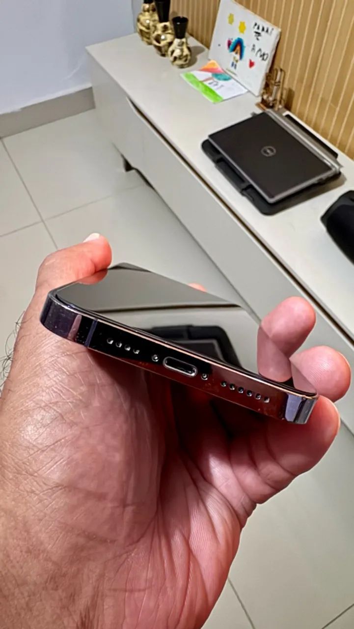 Iphone 14 Pro Max Roxo todo original 128 gigas  - Foto 3