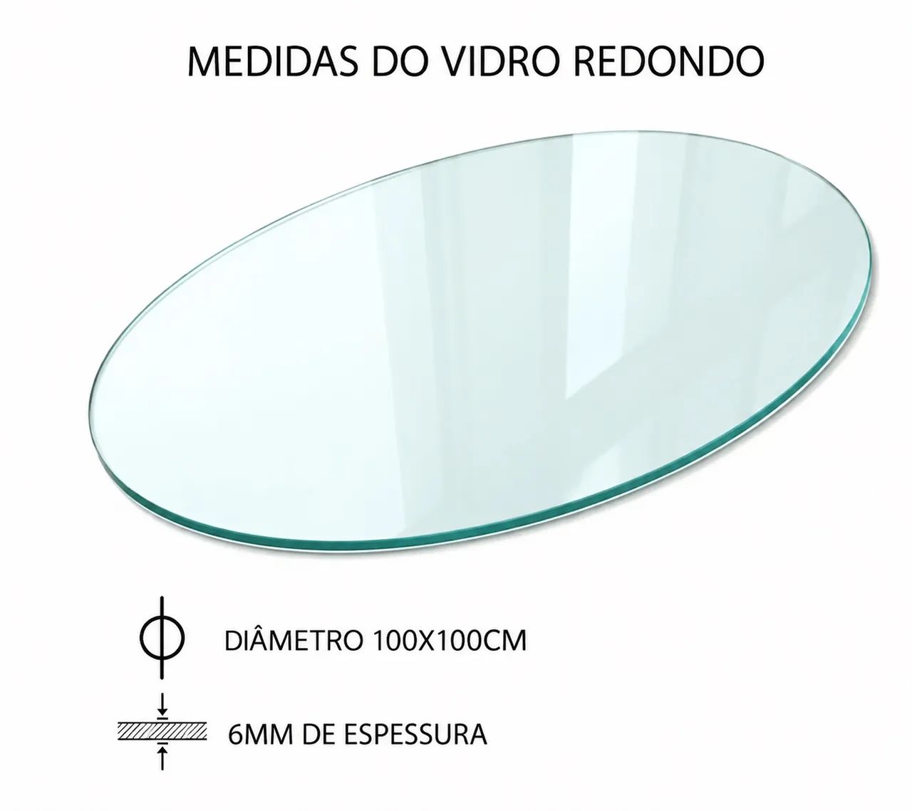 Tampo de vidro 