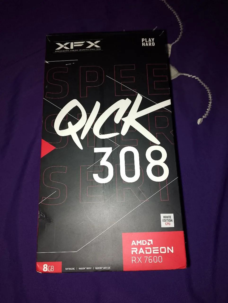 Rx 7600 XFX QICK Semi Nova