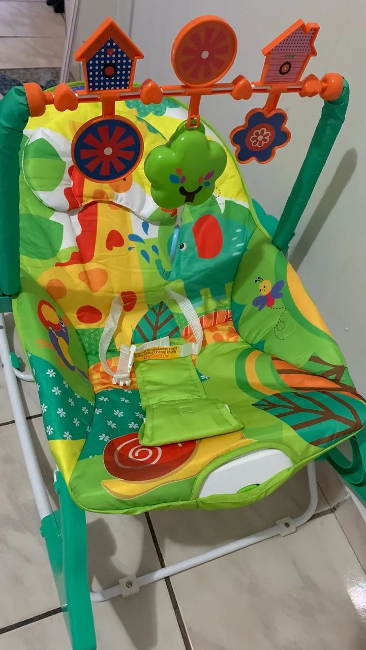Cadeira de descanso e balanço de bebe galzerano - Foto 2