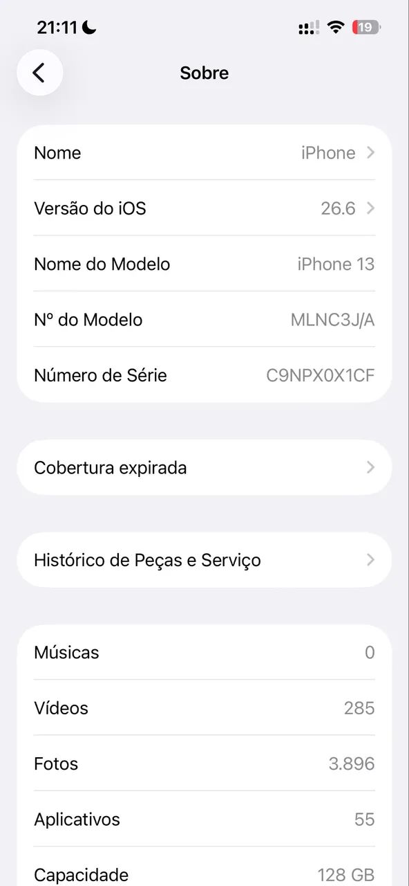 **|PHONE 13 128GB À VENDA**