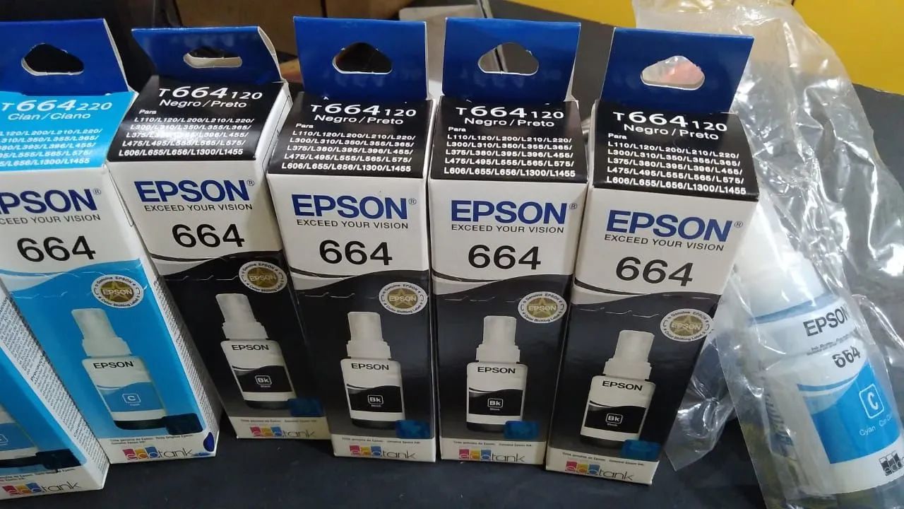 Tintas Epson 664 novos Impressoras L355, 365, 375 etc  - Foto 4