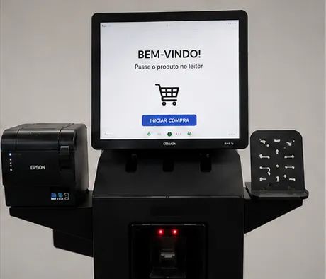Self Check-out Compritec com Balança Integrada | Intel i5 | Seminovo Revisado - Foto 2