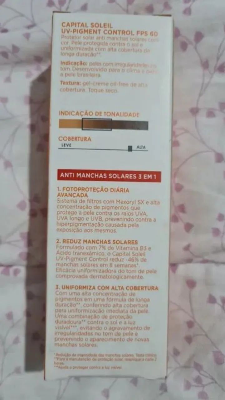 Vichy Capital Soleil UV-Pigment Control FPS 60 - Cor 3.0 40g - Foto 3
