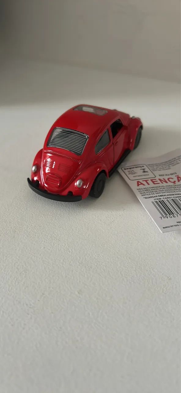 Fusca vermelho miniatura  - Foto 3