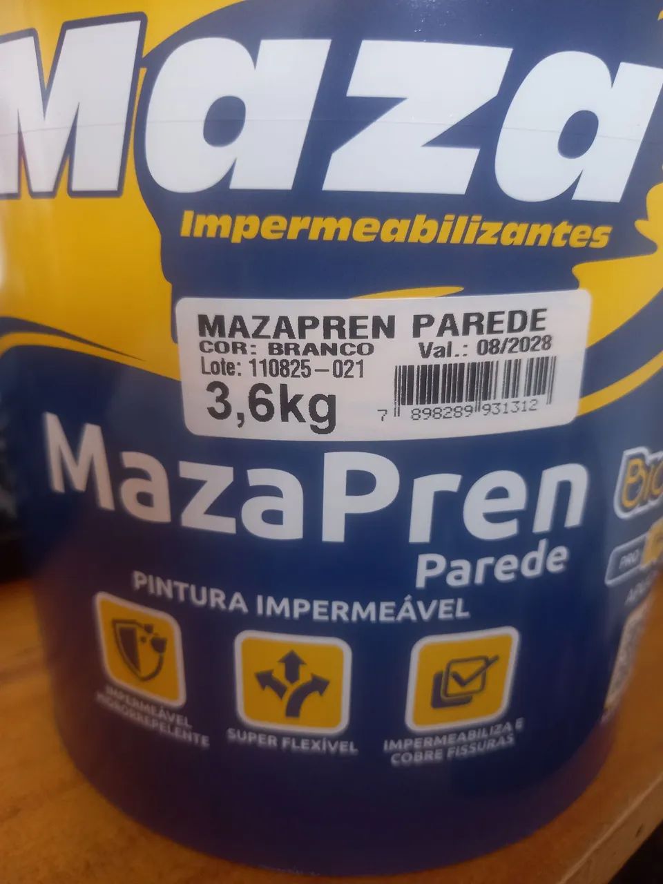 SUA PAREDE SEM INFILTRAÇÃO MAZA PREN GALÃO 3.6 99.90 RETIRAR BAIRRO CIDADE NOVA BH  - Foto 2