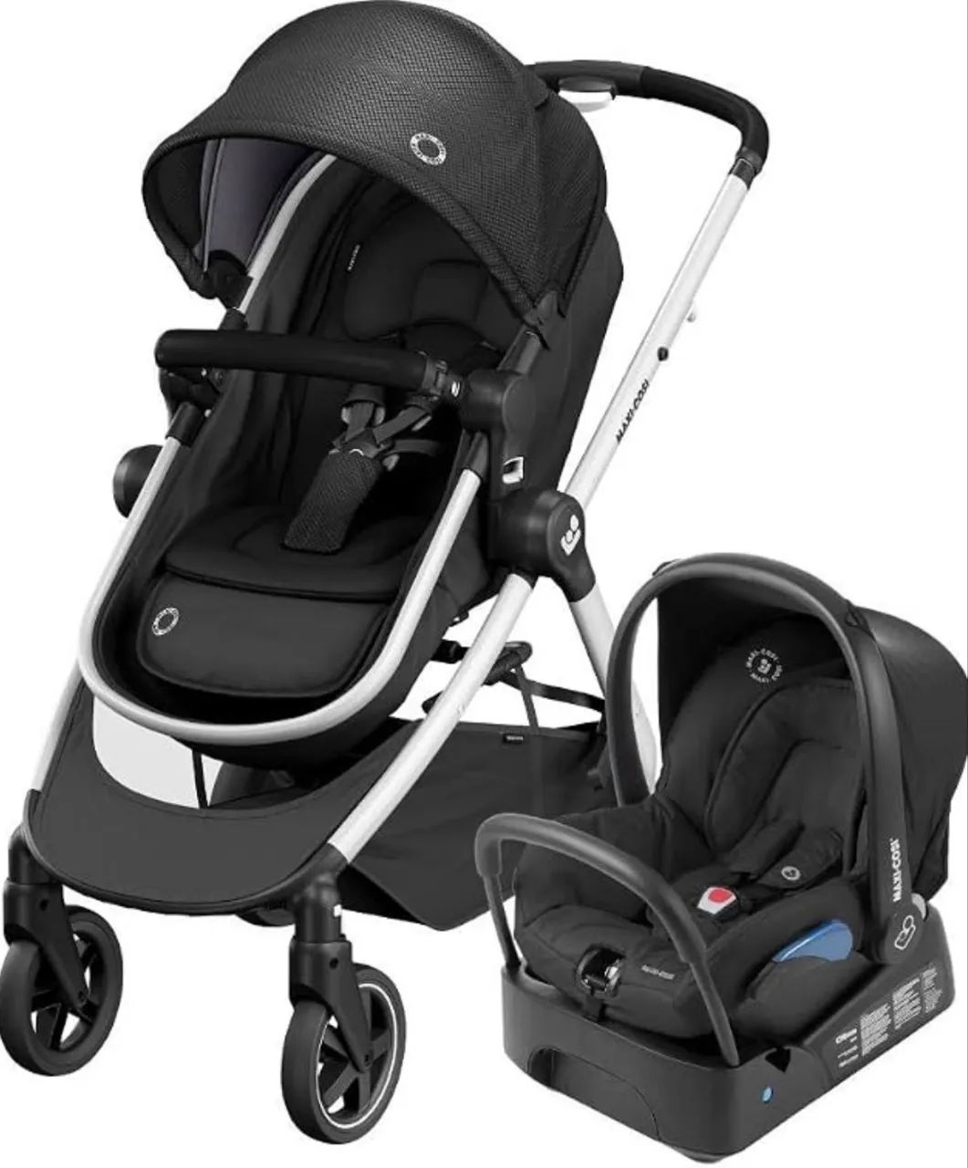 Carrinho de bebê máxi cosi e bebê conforto  - Foto 2