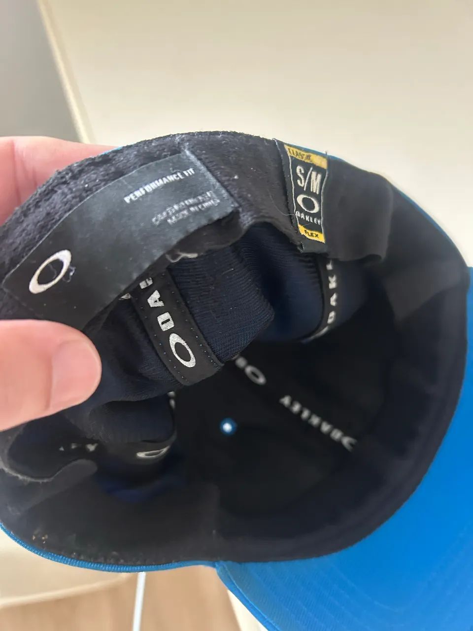 Boné oakley original azul aba curva  - Foto 4