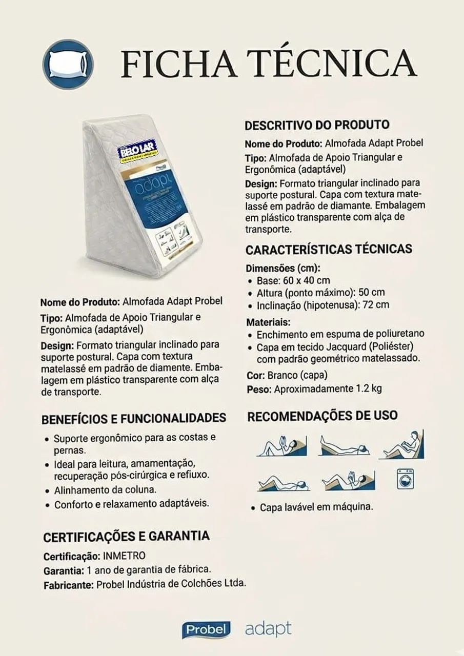 Almofada adapt probel - Foto 2