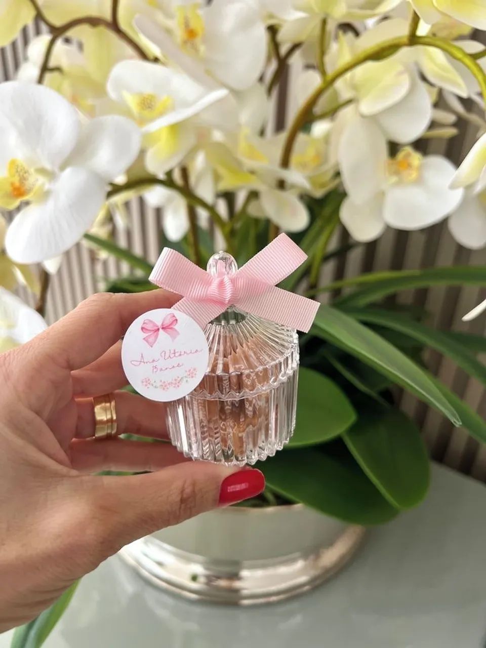 Lembrancinhas Mini bomboniere com doce caramelo para festas - Foto 3