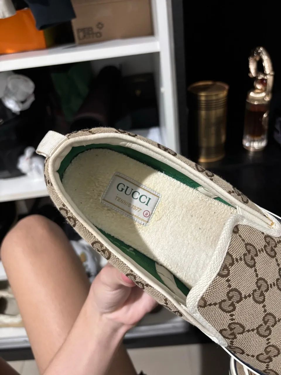 Tênis slip on gucci - Foto 3