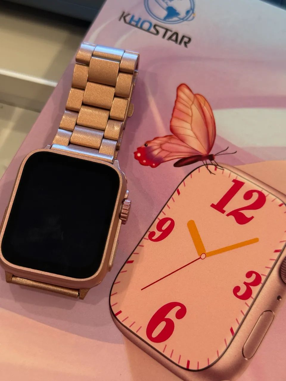 Smart Watch K10 mini rosê - Foto 2