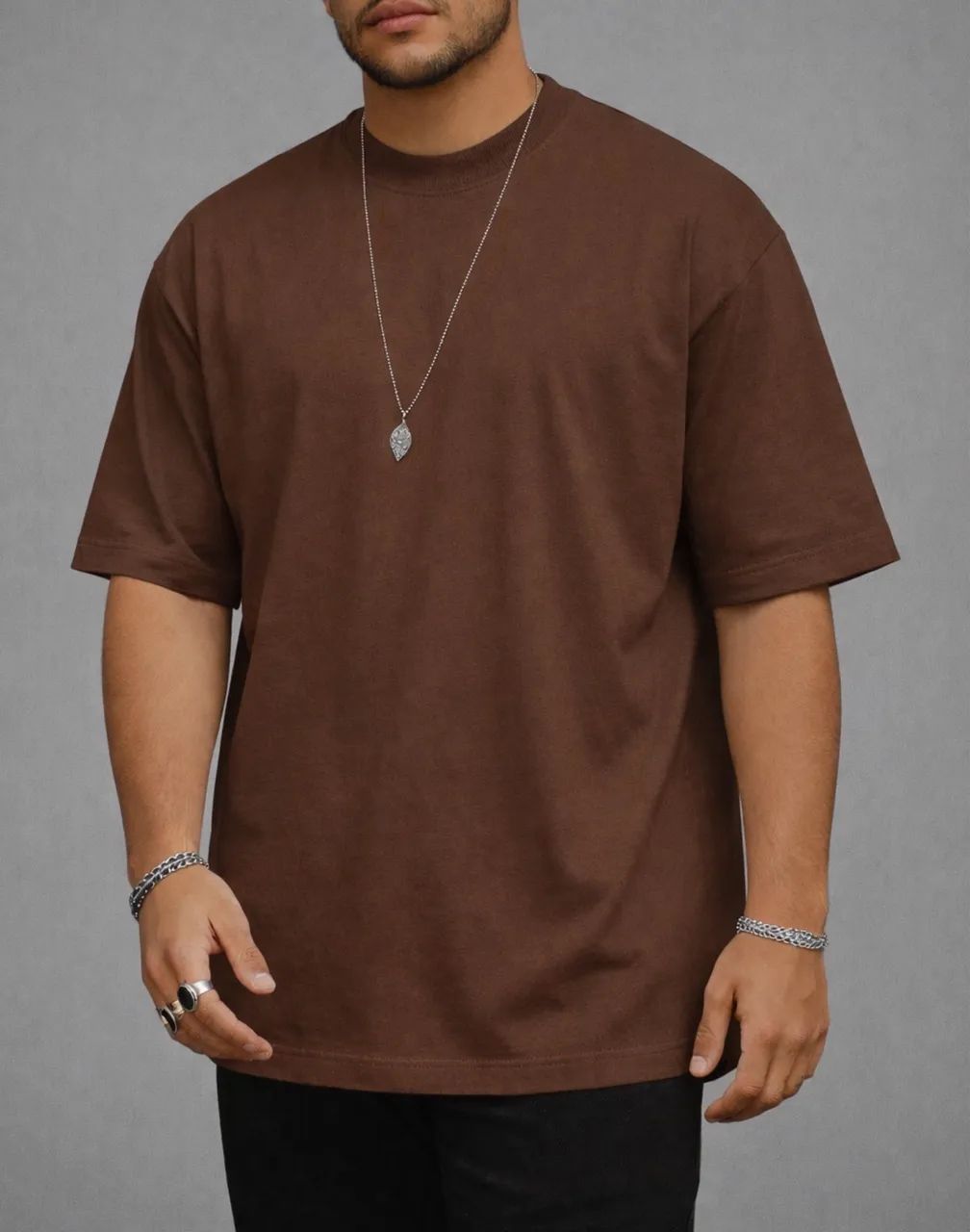 Camisas M Oversized Básica Lisa M  - Foto 2