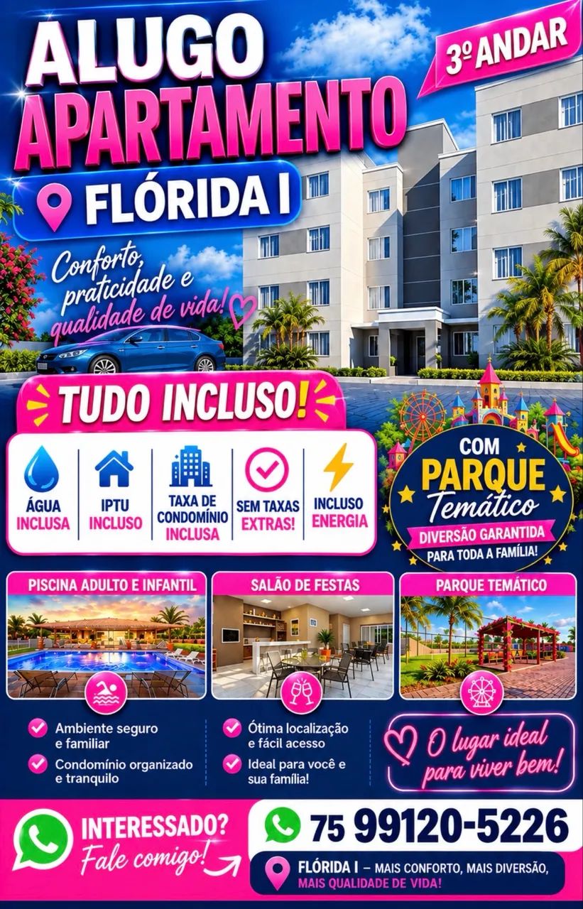 Alugo apartamento 