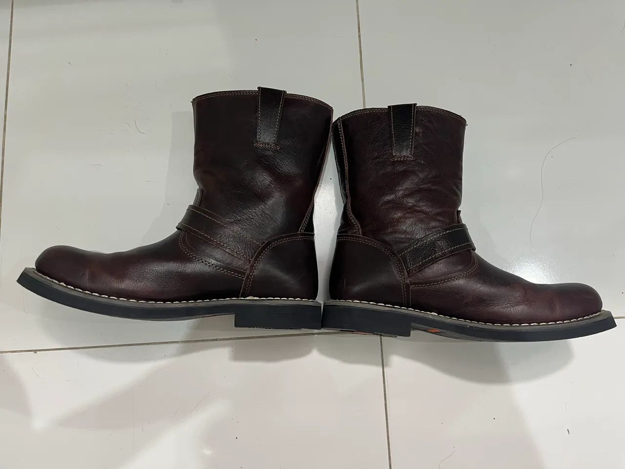Bota Harley Davidson original marrom - Foto 4