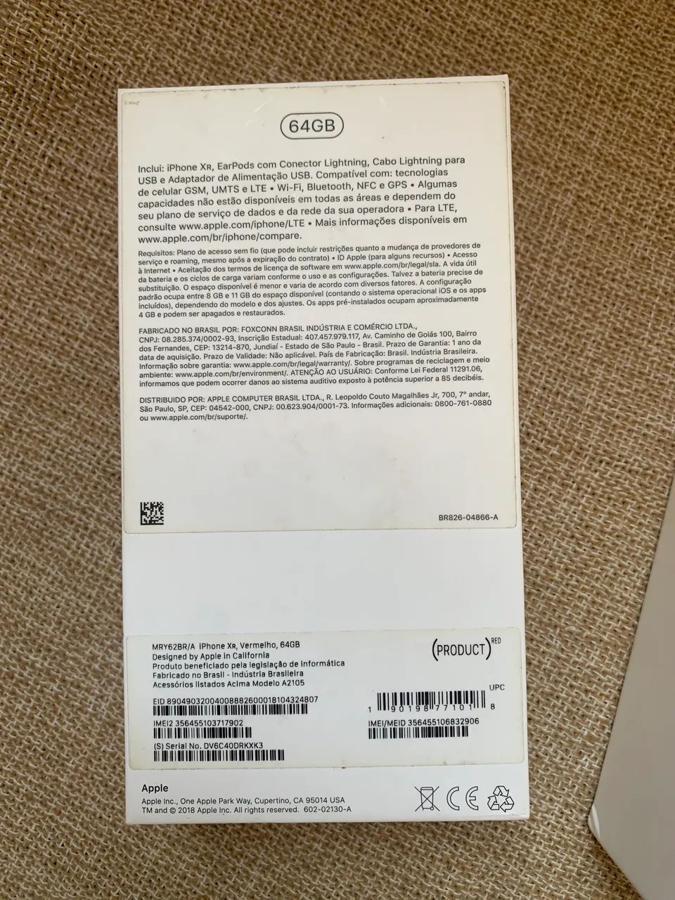 Caixa vazia iPhone XR não acompanha celular - Foto 2