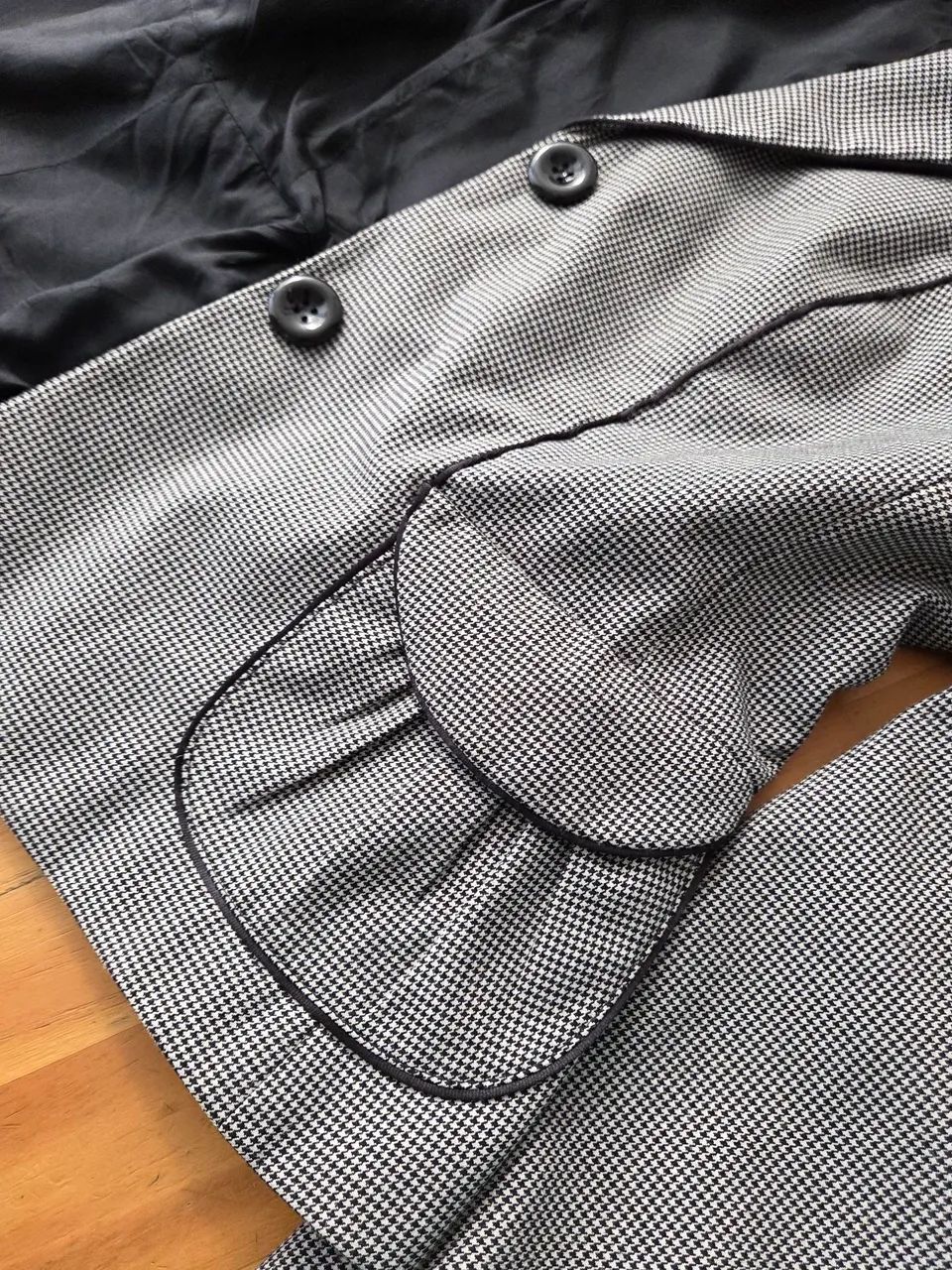 Conjunto Alfaiataria blazer e vestido pied poule Gregory 42 - Foto 5