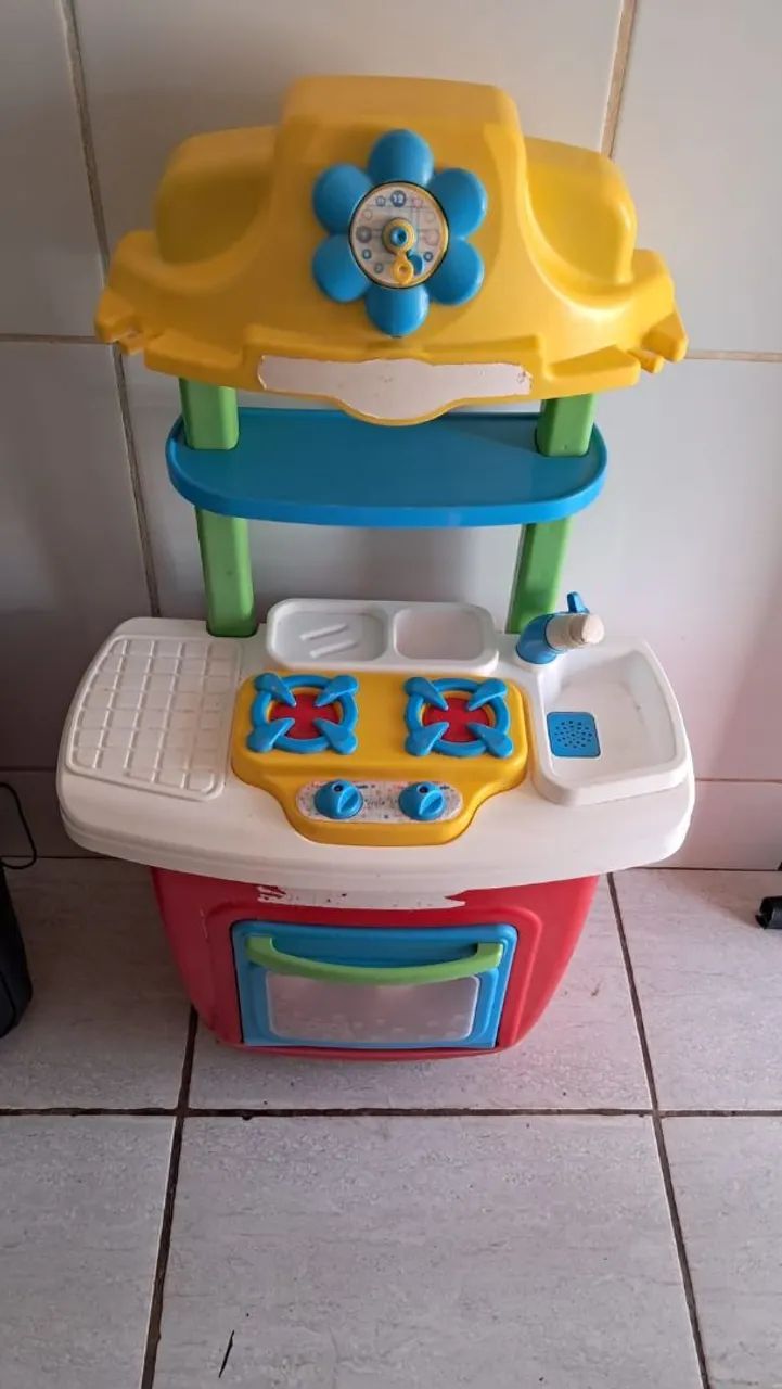 Fogão  de brinquedo + acessórios  - Foto 3