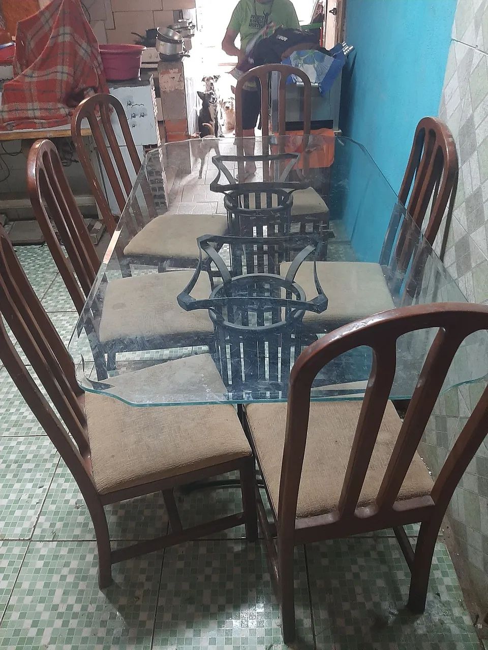 Anunciando uma mesa de vidro de 6 cadeiras - Foto 3