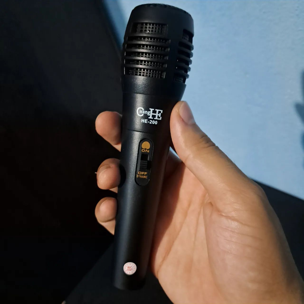 Microfone Profissional com Fio