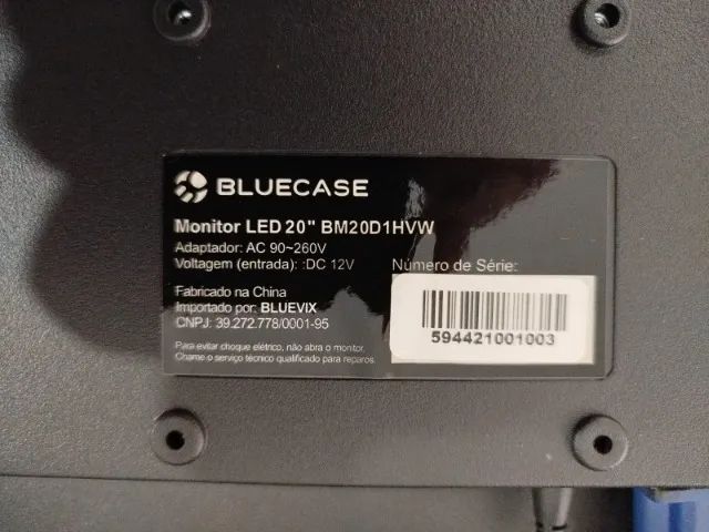 Monitor Bluecase LED 20" Widescreen, HDMI/VGA - Foto 2