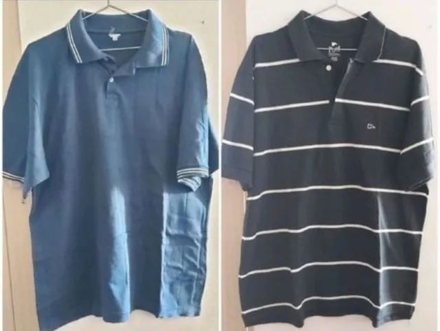 Kit camisa polo xgg 2 unidades