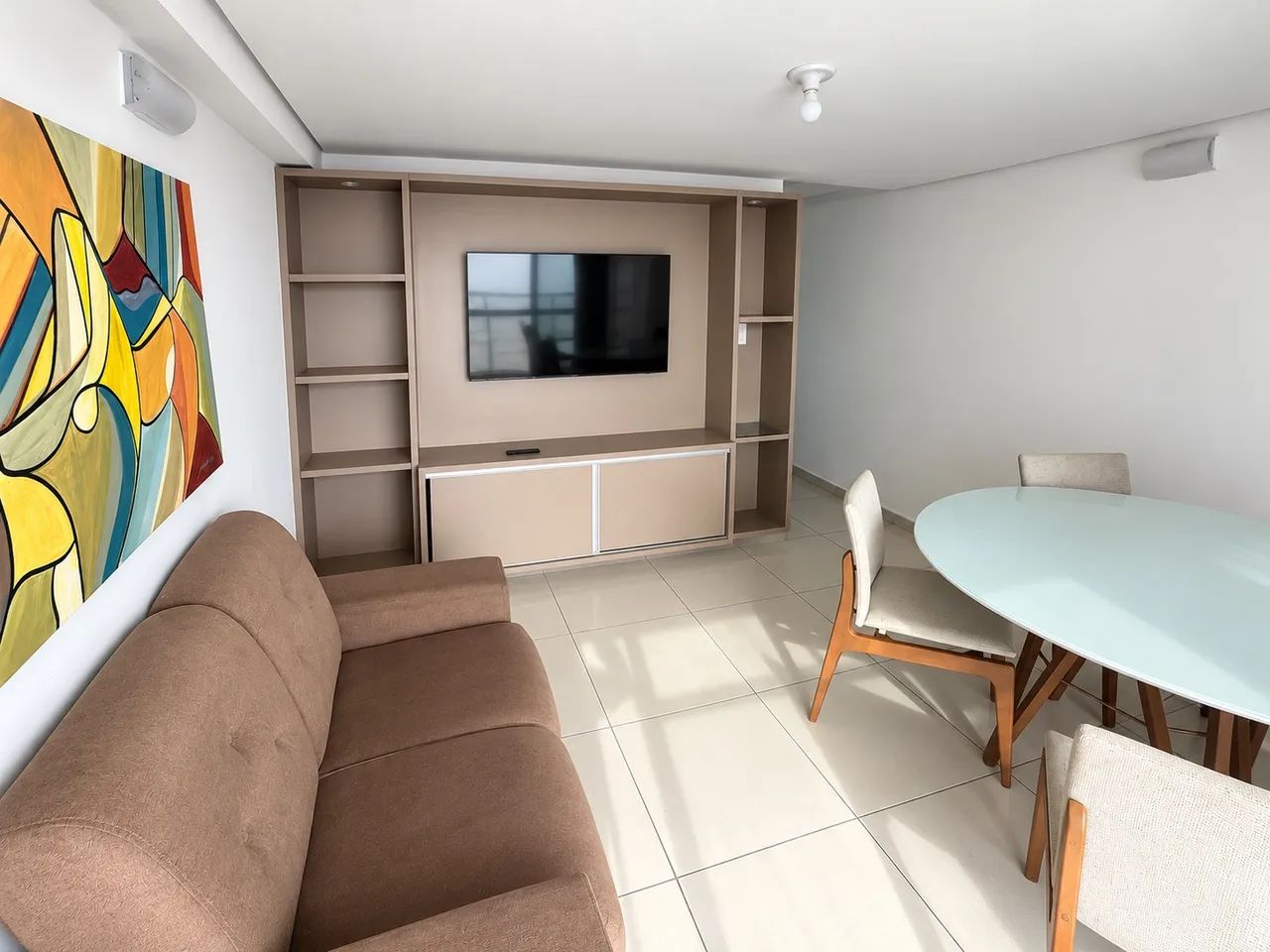 Flat 2 quartos - pé na areia - frente mar - 46m2 - Foto 2